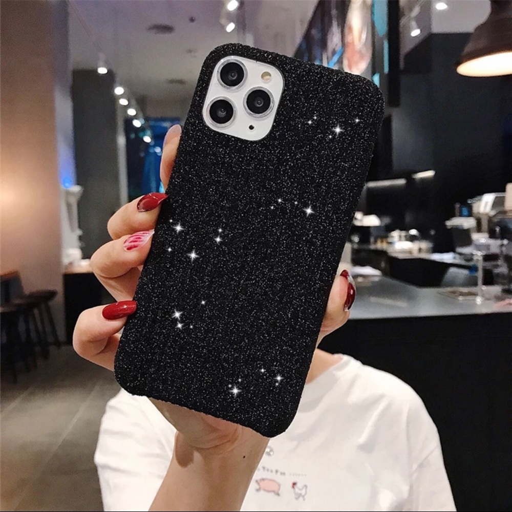 Shimmery Black iPhone Case- iPhone 11 Pro